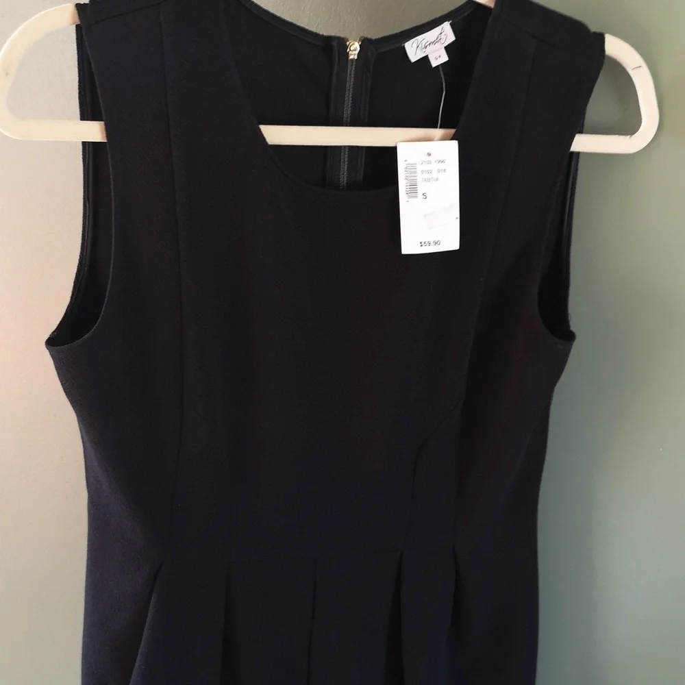 NWT Kismet Little Black Dress Sz S Lightweight & Stretchy Textured Sleeveless - Picture 4 of 10